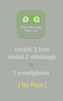 Poster Whats Dual Lines App GB