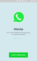 WatsAps Messenger الملصق