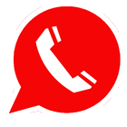 Red WatsAp Messenger icône