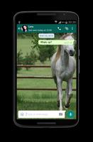 Horses Messenger Wallpaper captura de pantalla 2