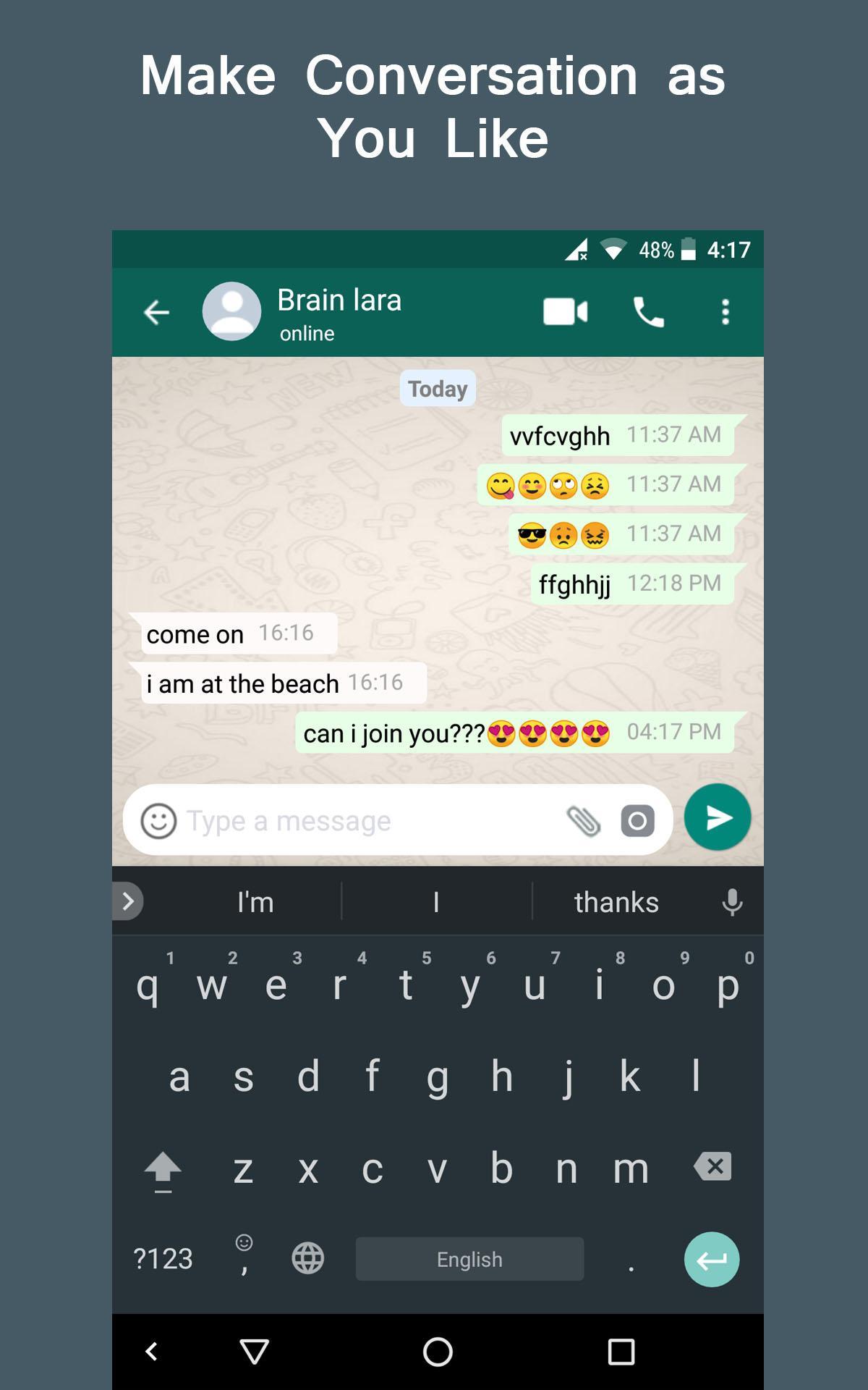  Fake  Chat for Whatsapp  Conversation for Android APK Download