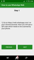 How to use WhatsApp Web poster