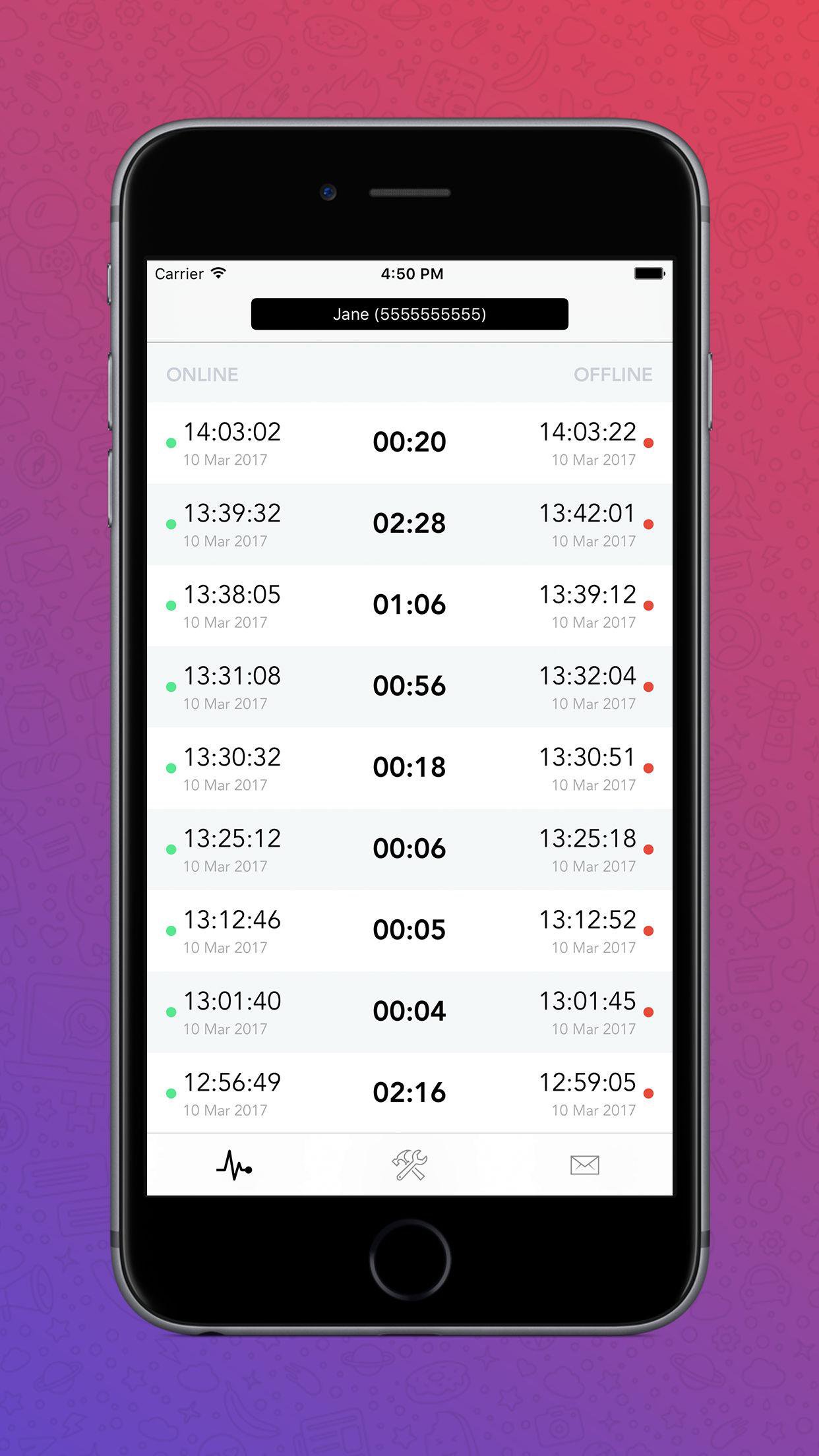 Whatsapp Online Activity Track for Android APK Download