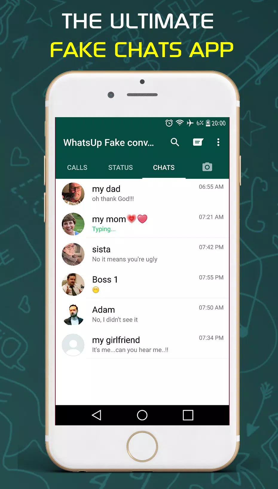 Whatsfake - Fake chat conversation simulator APK for Android Download