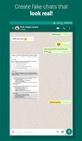 WhatsFake - fake chat conversation for Whatsapp capture d'écran 1