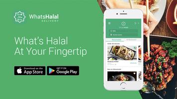 WhatsHalal Merchant App Poster