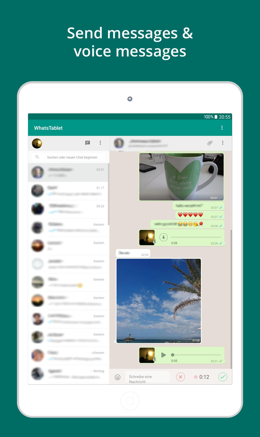 Android İndirme için Tablet for WhatsApp APK