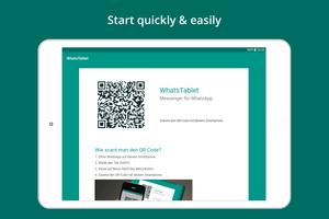 برنامه‌نما Tablet for WhatsApp عکس از صفحه