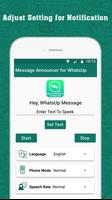 WhatsUp Messenger Announcer capture d'écran 3