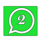 Watsapp 2 lines biểu tượng