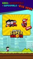 Amazing SuperHeroes 8bit Run Poster