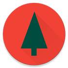 Material Christmas icône