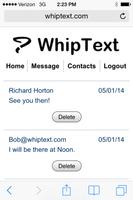 WhipText Affiche