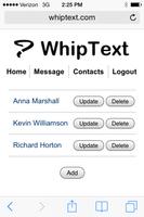 WhipText capture d'écran 2