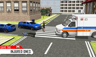 Ambulance Rescue Driver 3D capture d'écran 2