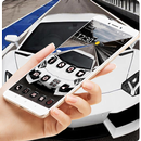 White Racing Car Fancy Theme APK