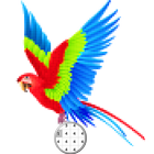 Bird Color By Number-Pixel Art: Coloring book आइकन