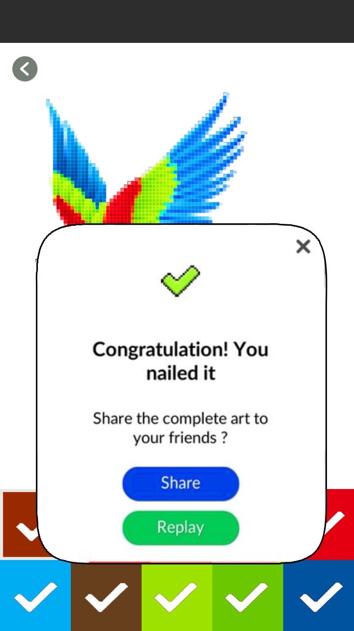 Bird Color By Number Pixel Art Coloring Book Pour Android Telechargez L Apk