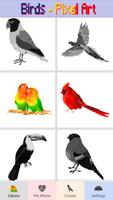 Bird Color By Number-Pixel Art: Coloring book capture d'écran 1