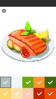 Food Color By Number - Pixel Art: Coloring Book screenshot 3