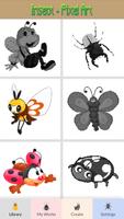 Insect Color By Number-Pixel Art: Coloring Book capture d'écran 1