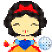 Princess Color by Number-Pixel Art: Coloring Book