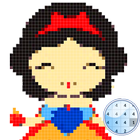 Princess Color by Number-Pixel Art: Coloring Book icono