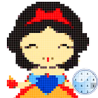 Princess Color by Number-Pixel Art: Coloring Book আইকন