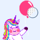 Unicorn Coloring Book, Color By Number - Pixel Art APK