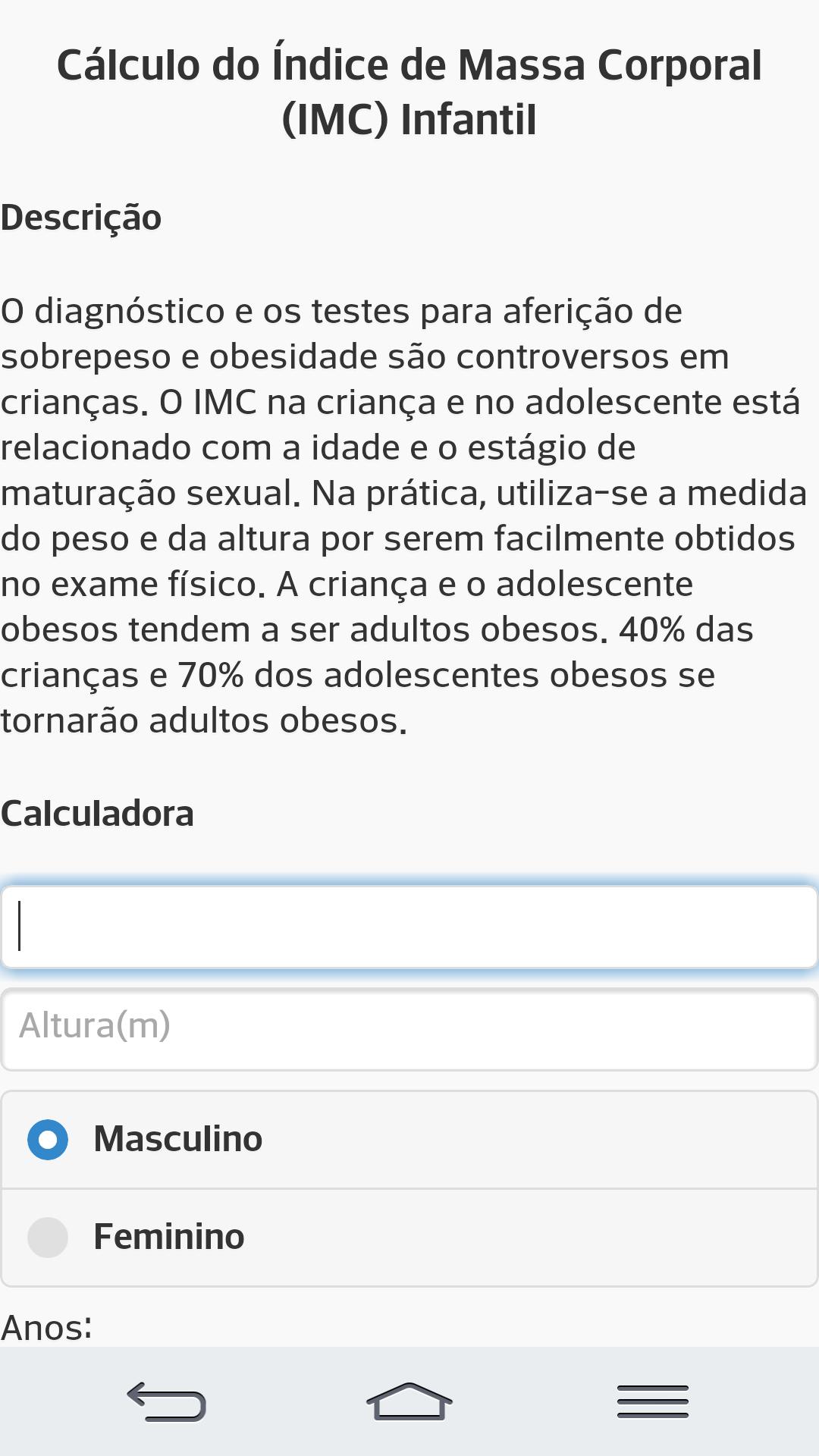 como valorar ahora imc material infantil