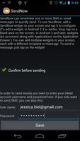 SendNow SMS/Email Widget poster
