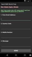 Send SMS World Free capture d'écran 1