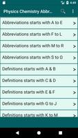 Physics, Chemistry Abr & Defs Poster