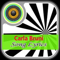 Carla Bruni Song Lyrics Plakat