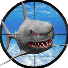 Ataque submarino de tubarões-tigres Sniper Shooter ícone