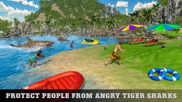 Underwater Tiger Shark Attack FPS Sniper Shooter ảnh chụp màn hình 2