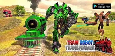 Future Subway Euro Train Transformation Robot War