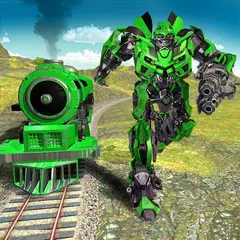 Скачать Future Subway Euro Train Transformation Robot War APK
