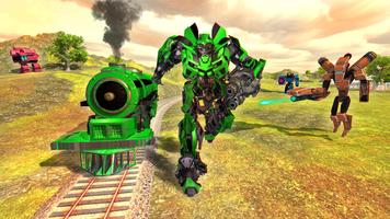 Future Subway Euro Train Transformation Robot War скриншот 1