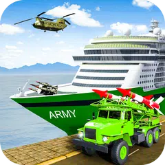 US Army Missile Truck Transport Cruise Ship Games