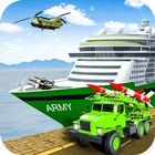 US Army Missile Truck Transport Cruise Ship Games simgesi