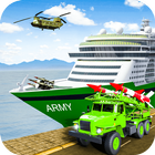 US Army Missile Truck Transport Cruise Ship Games icon