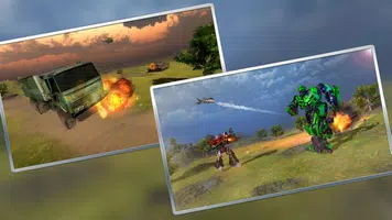 Army Truck Transform Robot Wars ảnh chụp màn hình 3