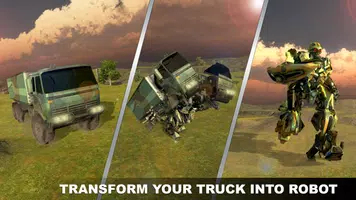 Army Truck Transform Robot Wars ảnh chụp màn hình 5