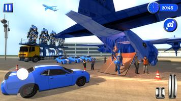 US Police Horse Robot Car Transporter Game Ekran Görüntüsü 3