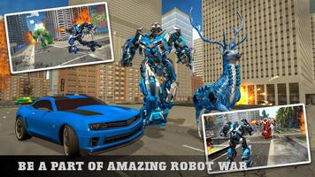 US Police Deer Robot Cop Car Transforming Game screenshot 3