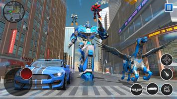 US Police Robot Car Flying Horse Simulator Game Ekran Görüntüsü 2