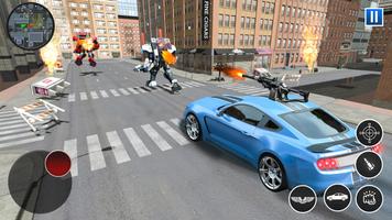 US Police Robot Car Flying Horse Simulator Game Ekran Görüntüsü 3