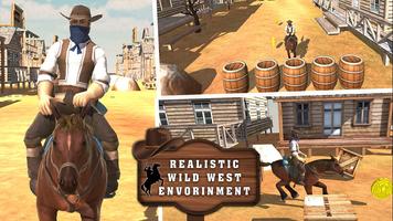 Cowboy Horse Run Simulator 3D capture d'écran 3