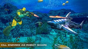 Underwater Whale Shark Robot Transform Game تصوير الشاشة 2